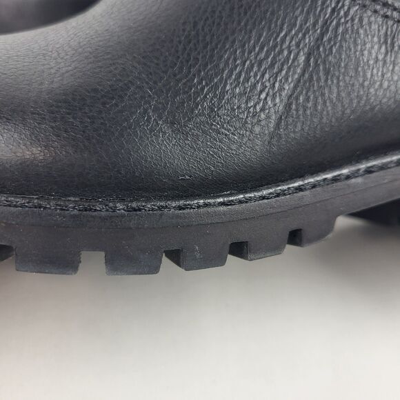 Lucky Brand Kenadie Women's Riding Ankle Boot Black Leather Size 10 M - Picture 5 of 16